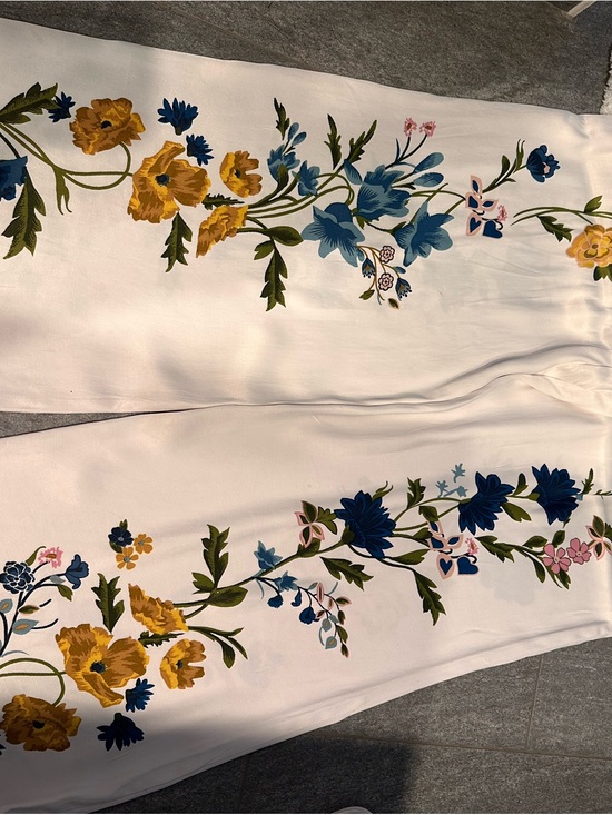Anthropologie Pants - Anthropologie satin long elastic waist pants.